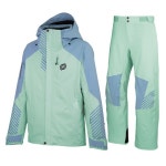 온요네 스키복 2324 ONYONE DEMO OUTER P.LIME X G.BLUE : 살로몬직영점 X 에스코어