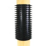 우사 플라스틱 솔 소 등긁기 목장 바디 브러쉬 빗질 검정색 (42x33CM) : 오케이대행사