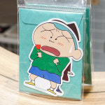 짱구는 못말려 카드 카드봉투 스티커 2P 세트 맹구 흰둥이 액션가면 철수 유리 훈이 : 앤디보니