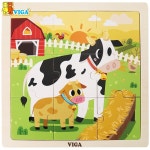 소근육발달 학습용 3살아이장난감 9조각 퍼즐 판퍼즐 : 파트너JEN