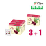 국내산 비트즙 80ml 21포 (3+1/총4박스) : 더비츠로