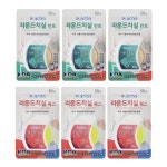 플라콘 라운드 치실 50m X 6개 민트/왁스 치실/오랄비치실/치실 약국 치간 치솔 일회용 : 씨엠라이프