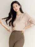 [시크라인] 살롱 투포켓 샤이니 크리즈 링클 블라우스 빅사이즈/오피스룩/하객룩 : 시크라인-CLICLINE
