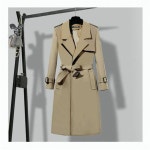 애니율 여성 봄 가을 패션 슬림핏 트렌치 코트 G6366 : 애니율