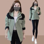 애니율 여성 봄 가을 바람막이 후드 점퍼 G6375 : 애니율