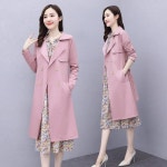 애니율 여성 봄 가을 숄카라 트렌치 코트 G6382 : 애니율