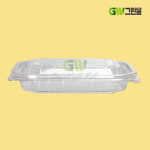PET 반찬용기 1815 소 JH-203 390ml 투명 300개 용기+뚜껑 세트 / JH : 그린몰스토어