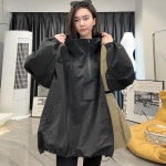 애니율 여성 봄 가을 오버핏 바람막이 후드 점퍼 G6395 : 애니율