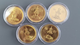 1998년 알주화 미사용 캡슐 5개세트 : 소소한 수집STORY