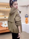 애니율 여성 봄 가을 캐주얼 바람막이 후드 점퍼 G6402 : 애니율