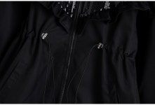 애니율 여성 봄 가을 허리 스트링 스팽글 점퍼 G6399 : 애니율