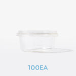 아이엠아이스크림법곡점 | [원형호환N] 친환경 360ml 투명 각인 PLA 용기 100개 요거트 아이스크림 과일 : 아이엠그리너