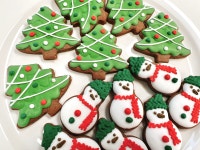 [COOKIECOOKY] 구디백 크리스마스 아이싱쿠키 답례품 소포장 어린이집간식 유치원간식 : 쿠키쿠키.