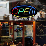 HK sell 업소용 오픈영업중 간판 OPEN 네온사인 : 에이치케이셀