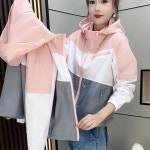 애니율 여성 봄 가을 빅사이즈 바람막이 점퍼 G6415 : 애니율