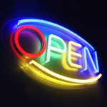 HK sell 업소용 오픈영업중 간판 OPEN 네온사인 : 에이치케이셀