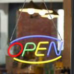 HK sell 업소용 오픈영업중 간판 OPEN 네온사인 : 에이치케이셀