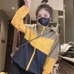 애니율 여성 봄 가을 빅사이즈 바람막이 점퍼 G6415 : 애니율