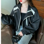 애니율 여성 봄 가을 캐주얼 바람막이 집업 점퍼 G6412 : 애니율