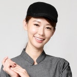 검정메쉬 버클헌팅캡 / 바리스타 카페 주방 서빙 모자 : 나래유니폼