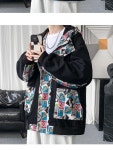 애니율 남성 봄 가을 캐주얼 오버핏 후드 점퍼 G6427 : 애니율