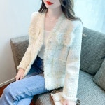애니율 여성 봄 가을 럭셔리 트위드 자켓 G6604 : 애니율