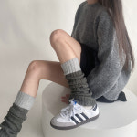 겨울 두꺼운 따뜻한 보온 투톤 패션 레그워머 발토시 : 에이블탑