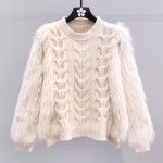 애니율 여성 가을 겨울 꽈배기 니트 스웨터 G6581 : 애니율