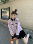 애니율 여성 봄 가을 숏 트위드 자켓 G6611 : 애니율