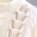 애니율 여성 가을 겨울 꽈배기 니트 스웨터 G6581 : 애니율