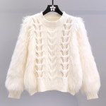 애니율 여성 가을 겨울 꽈배기 니트 스웨터 G6581 : 애니율