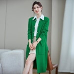 애니율 여성 봄 가을 니트 롱 가디건 G6633 : 애니율