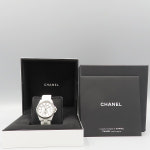 Chanel(샤넬) H3841 J12 36.5MM 화이트 세라믹 다이아 베젤 데이트 오토매틱 남여공용 시계 : 고이비토1