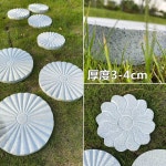 화강암 디딤돌 꽃 모양 장식 정원 마당 꾸미기 모형 C타입/30cm : 리아물류