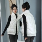 애니율 여성 가을 겨울 집업 패딩 조끼 G6719 : 애니율