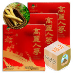 고려 금산 백삼 4년근 세척한 말린 인삼 피직 건재 선물용 1등품 45편 (900g) : 굿소일포유