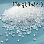 [대용량] 사각 크리스탈 슈가 화이트 스프링클 - 13kg(1박스) : 동그란 베이킹