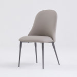 카라체어 가죽 식탁의자 그레이 다크그레이 : 가구상회