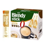 에이지에프 블렌디 스틱 카페오레 무설탕 인스턴트 커피 4통 30개들입 : 더블루블랑