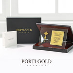 [뽀르띠] 24K 0.3g 순금열쇠 골드바 크리스탈 플레이트 상패 어버이날 부모님 선물 감사패 행운 황금열쇠 1 미니 꽃 GML014 : 뽀르띠