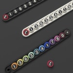 주차번호판 안심번호 12자리 자동차 전화번호판 알림판 : 수정소품