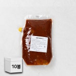 유니푸드 매운바베큐소스 2kg, 10개 : 제이엘푸드