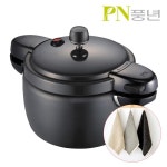 [고급 핸드타월 사은품 증정] 풍년압력밥솥 블랙펄 뉴 6인용 / 경질 피막 압력솥 : 셀러허브샵