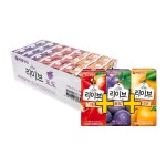 서울우유 리이브 사과 8개 + 포도 8개 + 제주감귤 8개 (190ml 총 24개) : 스마트바잉