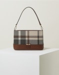 [현대백화점][닥스핸드백] TARTAN CHECK MIX 브라운 타탄체크 가죽배색 숄더백 DCBA3E712W2 : 현대백화점