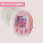 [수제몰드] Daria 입체 달걀 게임기 몰드 / 다마고치 레진아트 실리콘 몰드 : 마니랜드