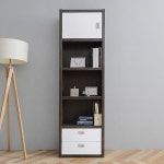 상하부 도어서랍 5단 책장 600 벽면 책꽂이 아파트 LP : 보배진가구