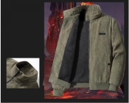 애니율 남성 빅사이즈 기모 골덴 자켓 점퍼 G6804 : 애니율