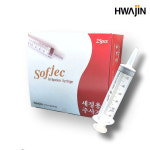화진 sofjec 대용량 멸균주사기 60cc 무침 관장용 세정용 일회용 의료용품 : 호진메디칼