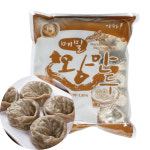 메밀 왕만두 1.4kg (최소구매2봉) 간식 야식 고기만두 메밀만두 식당용 업소용 식자재 : 텃골푸드